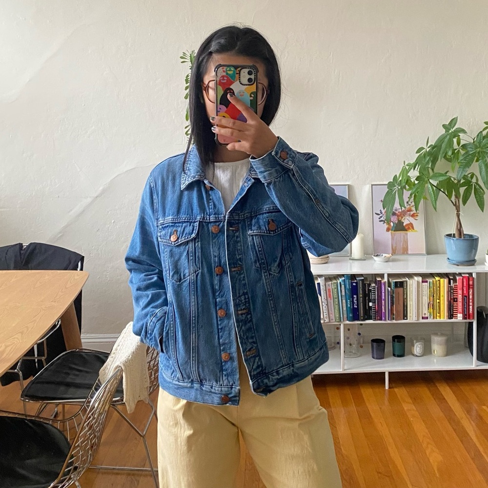 Madewell Classic Pinter Wash Light Blue Denim Jacket